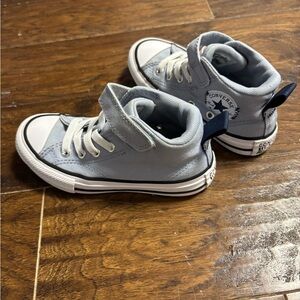 Converse Kids High-Top Sneakers - Light Blue and White